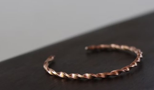 Copper Spiral Cuff