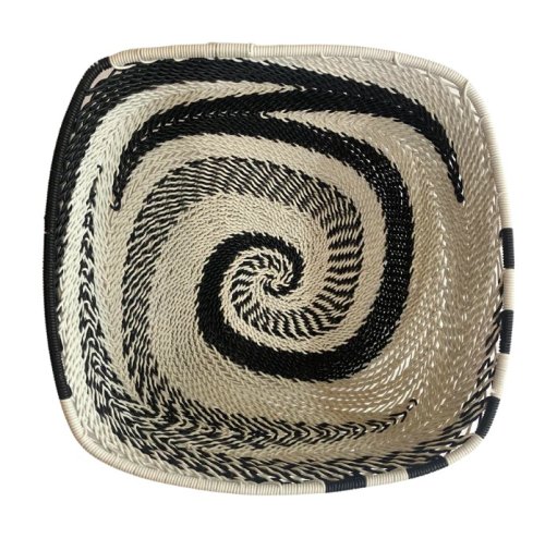 Zulu Telephone Wire Square Bowl
