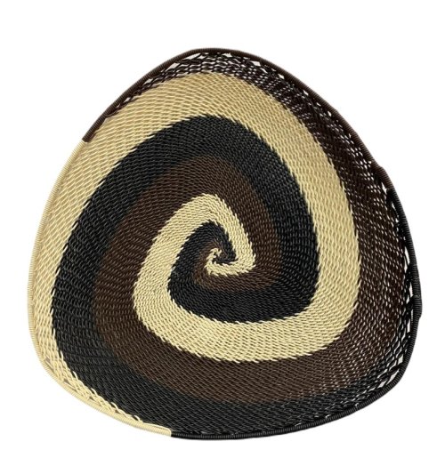 Zulu Telephone Wire Square Bowls - Black & White