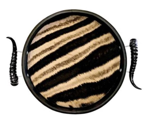 Round Zebra Tray