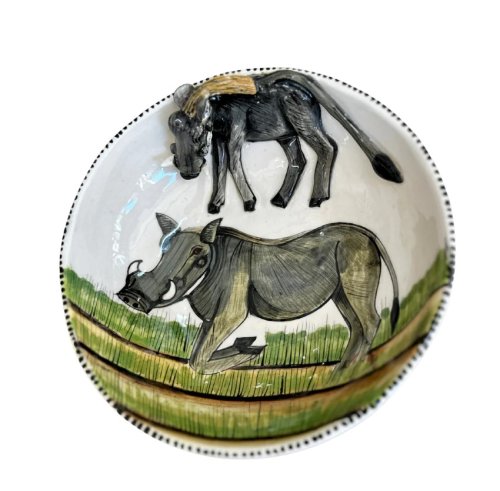 3D Ceramic Warthog Bowl