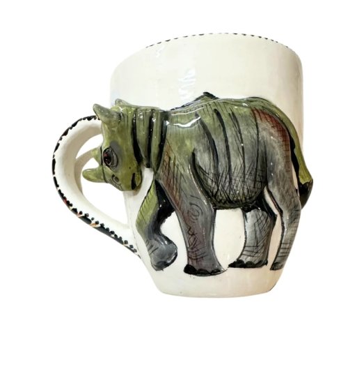 Ceramic Rhino Mug