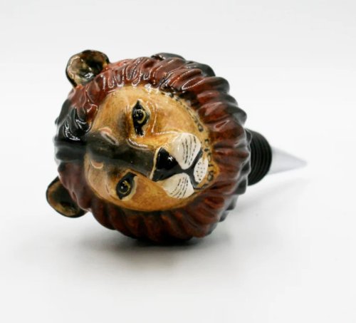 Lion Bottle Wine Stopper