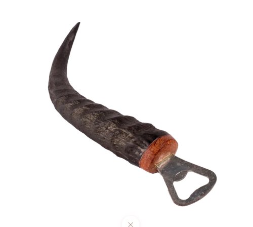 Springbok Horn Bottle Opener