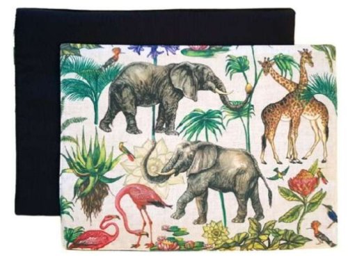 Vintage Elephant &amp; Flamingo Placemats