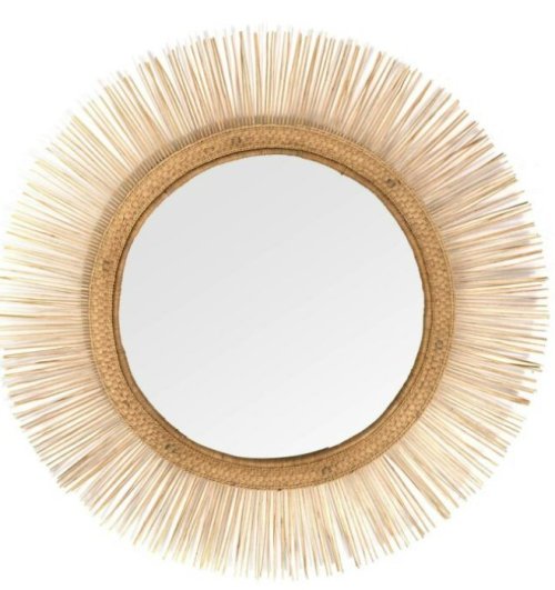 Malawi Handwoven Sun Mirror