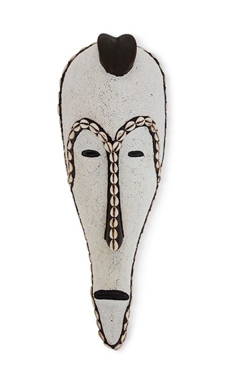 Large Fang Beaded Mask
