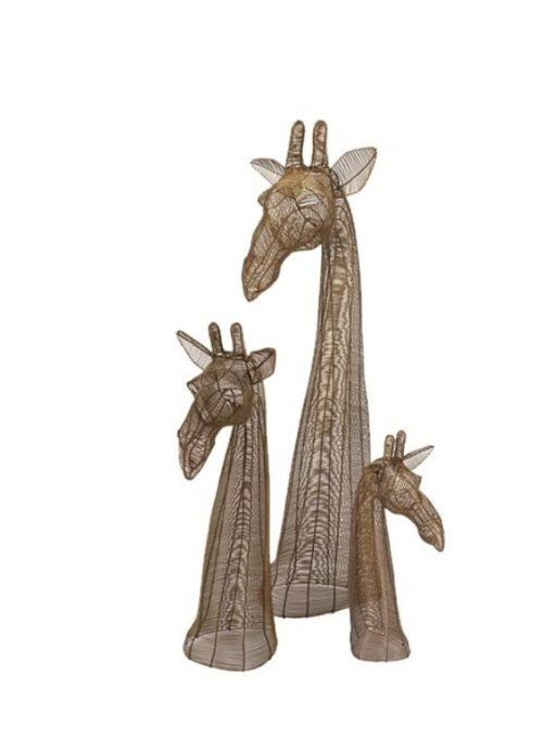 Wire Giraffe Gold - 25"