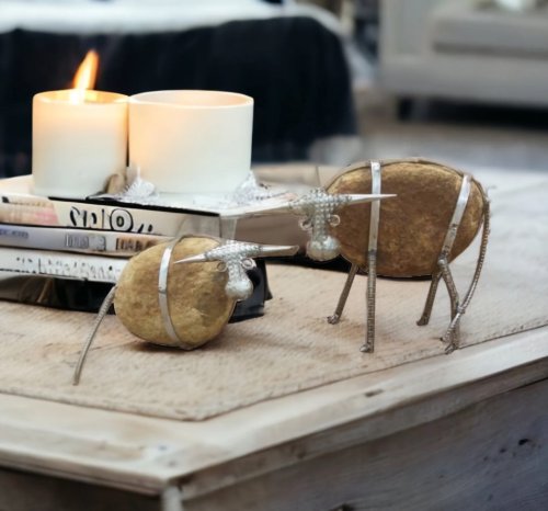 Natural Stone Cow Standing