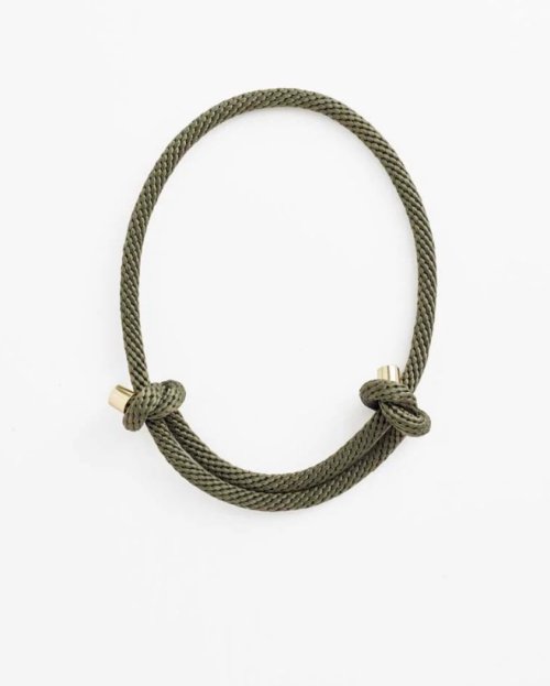 Sacred Knot Choker - Olive