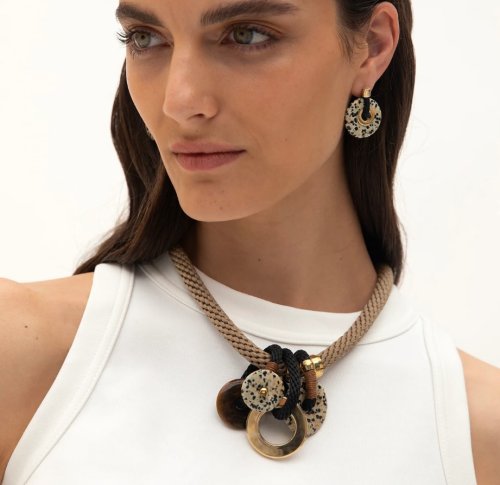 Satya Necklace - Beige