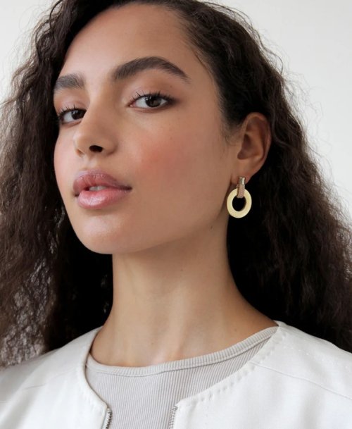 Noor Earrings - Beige
