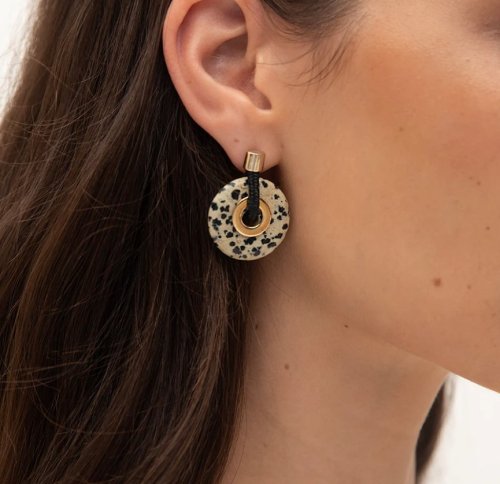 Ousia Earrings - Black