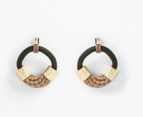 Ithaca Earrings - Olive