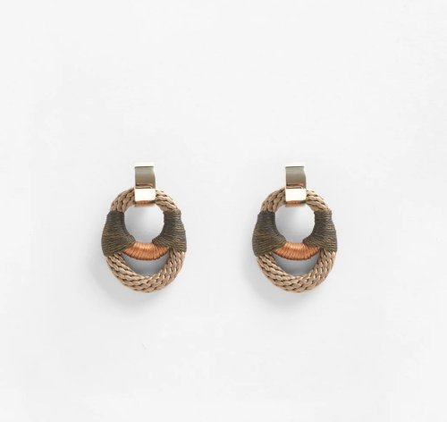 Vessel Earrings - Camel