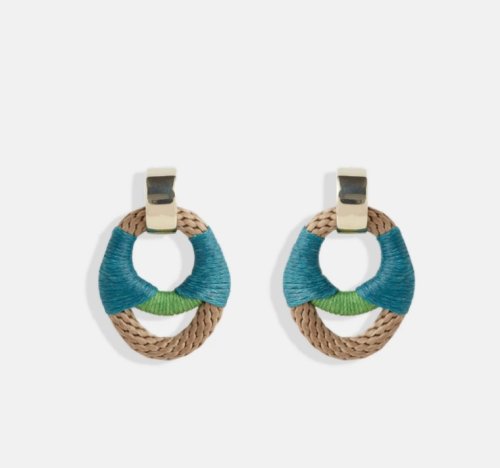 Vessel Earrings - Teal