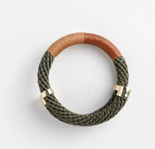 Wrap Bracelet - Olive Brown