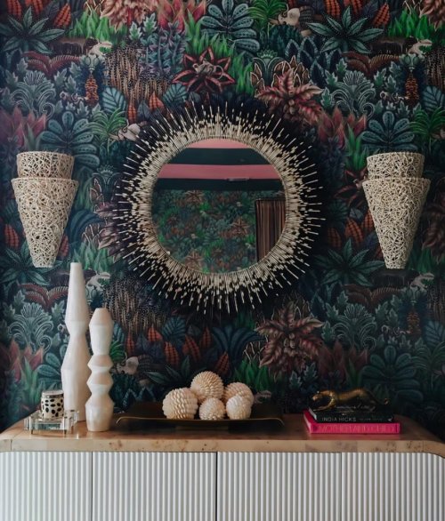 Large Porcupine Quill Mirror