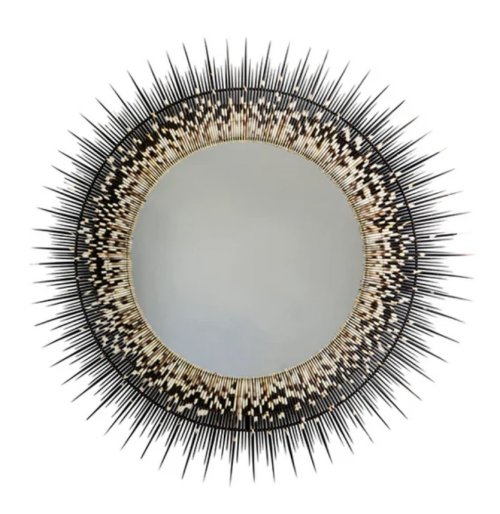 Large Porcupine Quill Mirror