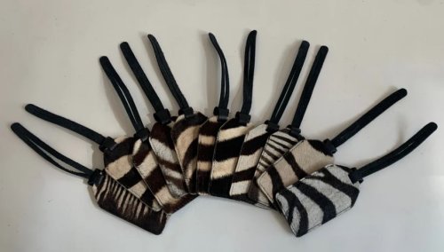Zebra Luggage Tags