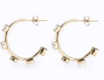 Zuri Hoops Bone