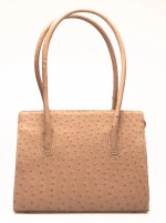 Victoria Ostrich Leather Handbag