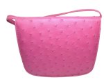 Zoe Ostrich Leather Sling Bag