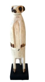 Wooden Meerkat Standing - Small