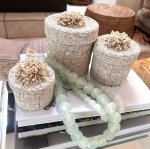 Beaded Containers Set of 3