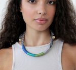 Wrap Necklace - Blue