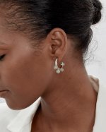 Garland Hoop Earrings - Aventurine