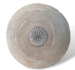 African Tribal Shield Dash Manila Rope